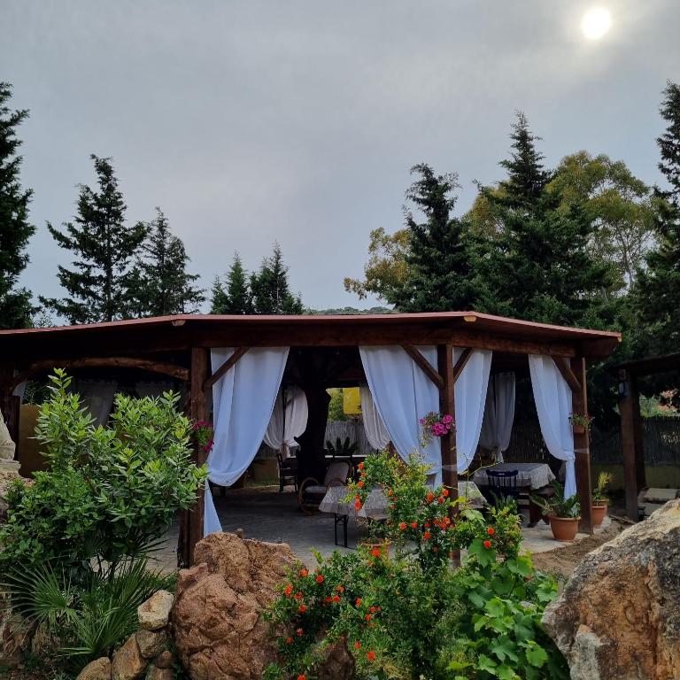 Zahrada ubytování Stella Sulcitana