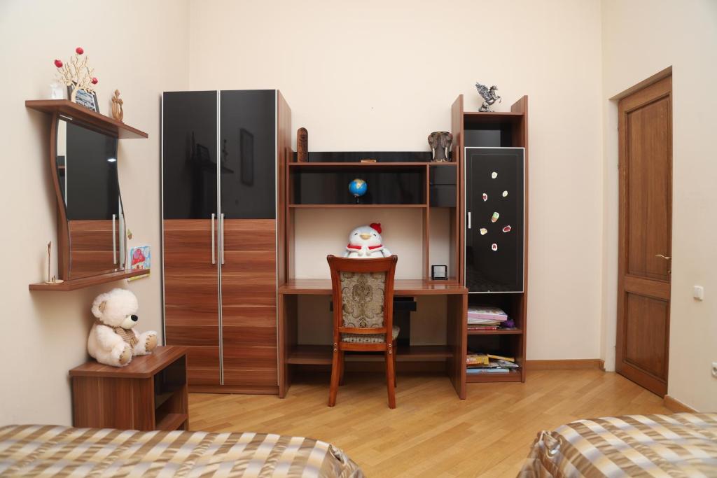 Postel nebo postele na pokoji v ubytování Eriks guest house