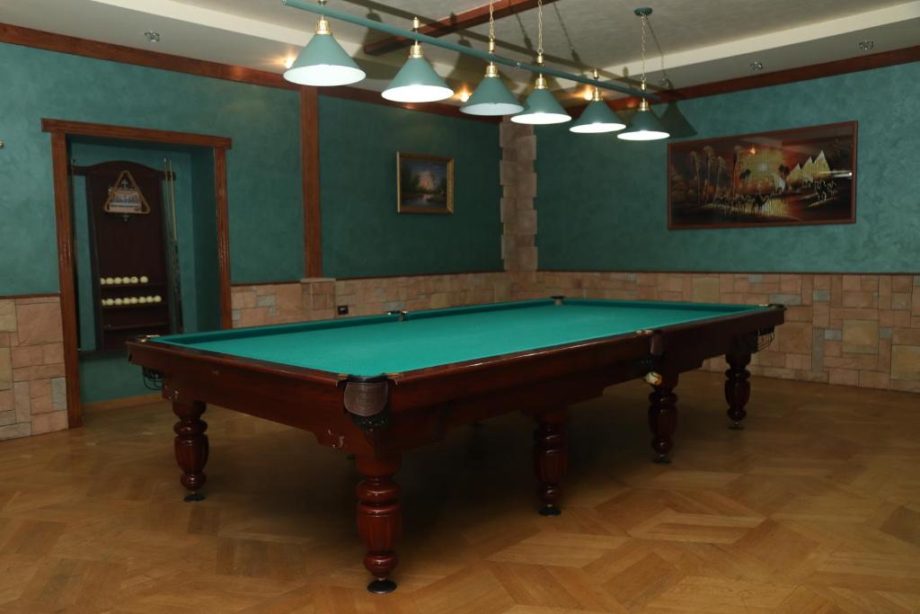 Biliár nebo kulečník v ubytování Eriks guest house