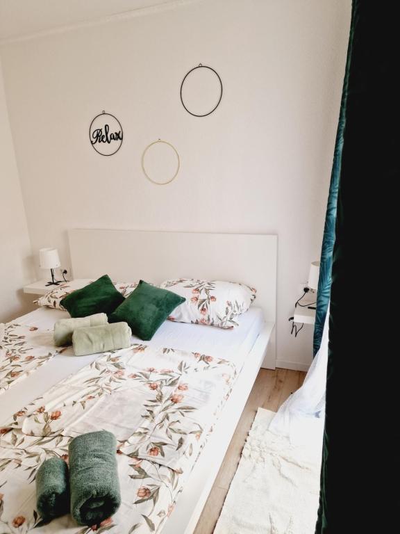 Łóżko lub łóżka w pokoju w obiekcie Apartment Melani