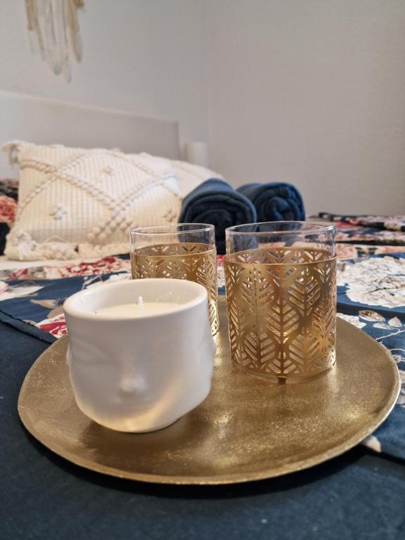 Łóżko lub łóżka w pokoju w obiekcie Apartment Melani