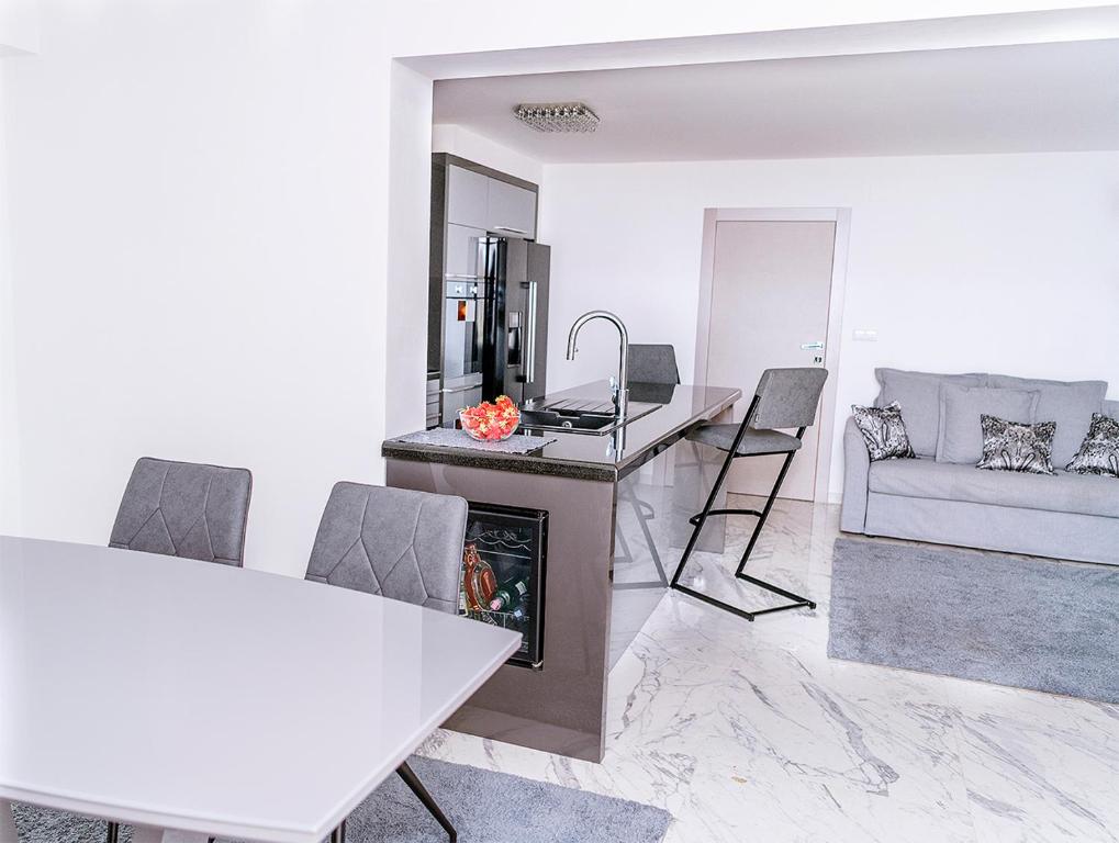 Kuchyňa alebo kuchynka v ubytovaní Villa Palma Krk