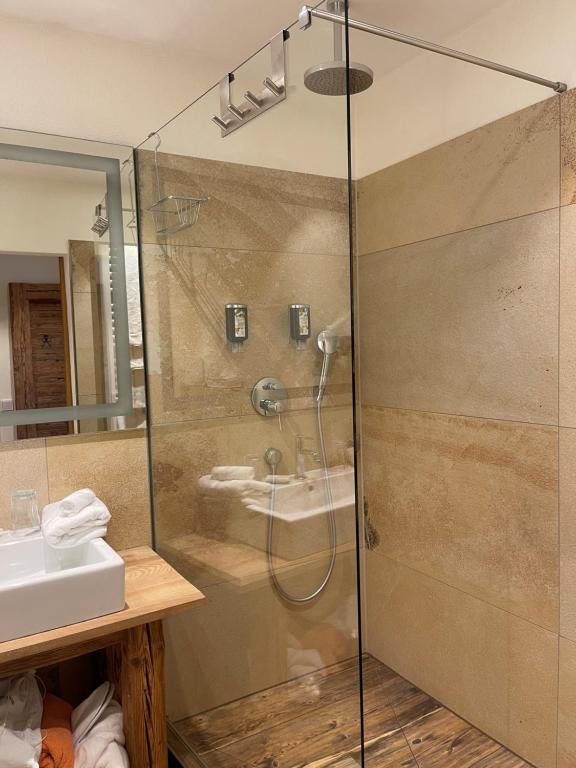Koupelna v ubytování Hotel Maier zum Kirschner
