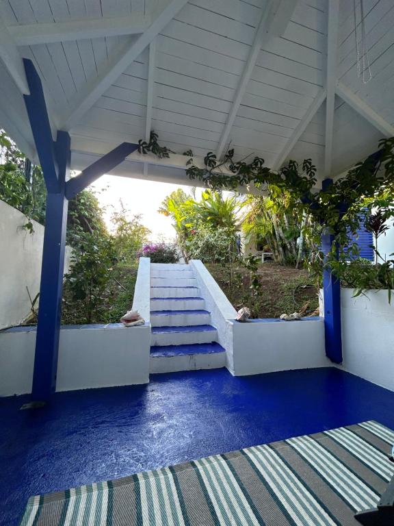 Zahrada ubytování Villa Mango 150 mètres plage à pied