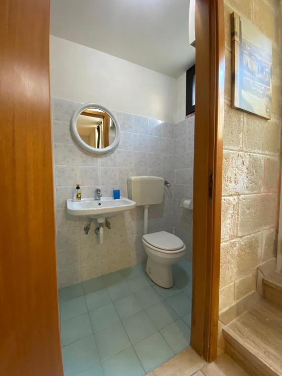 Koupelna v ubytování Casa Lara