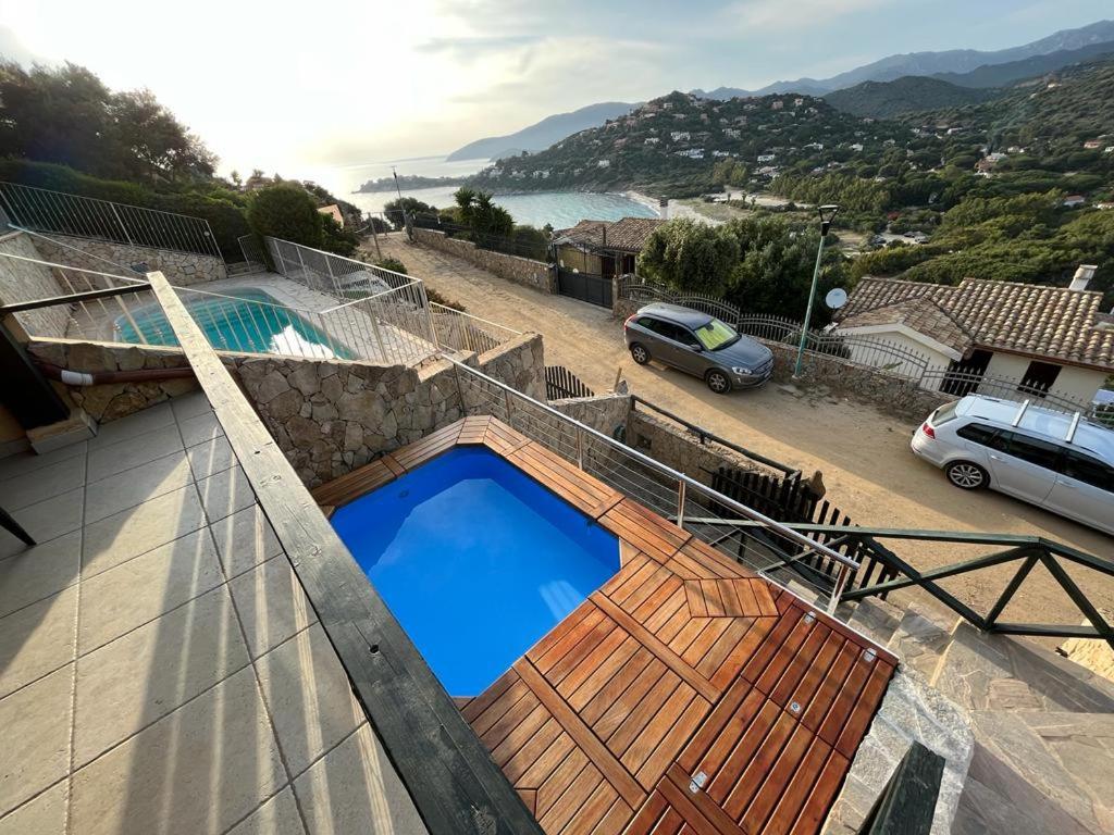 Villa Gaia a Torre delle Stelle - Piscina vista mare