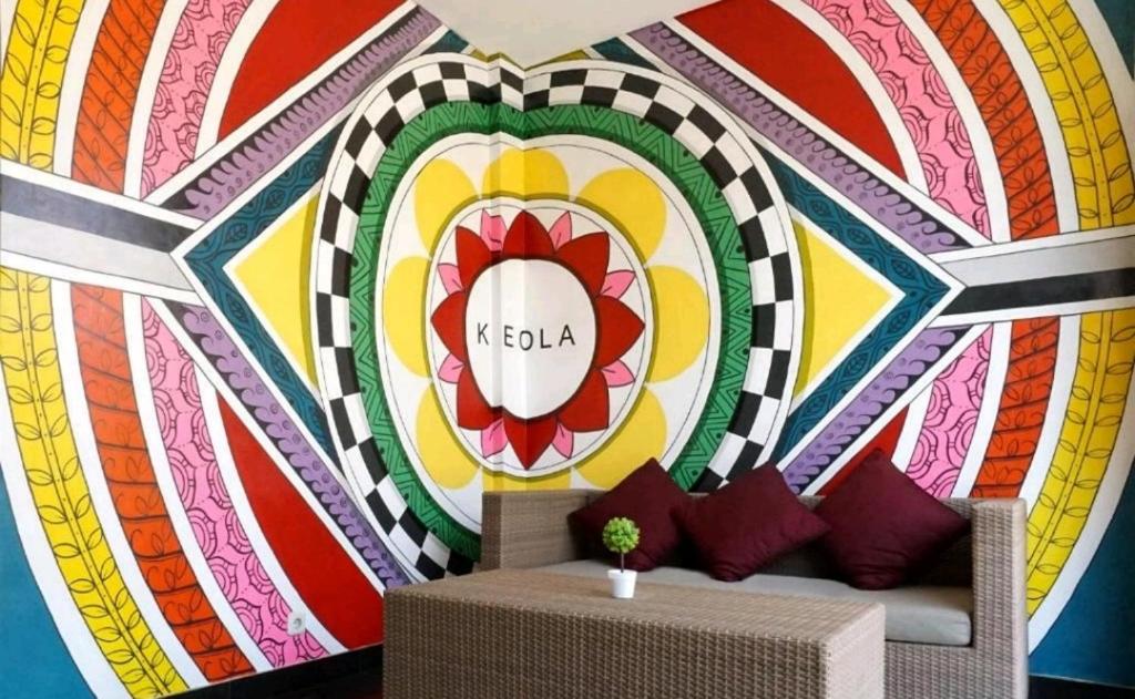 Posezení v ubytování Keola Hotel Legian