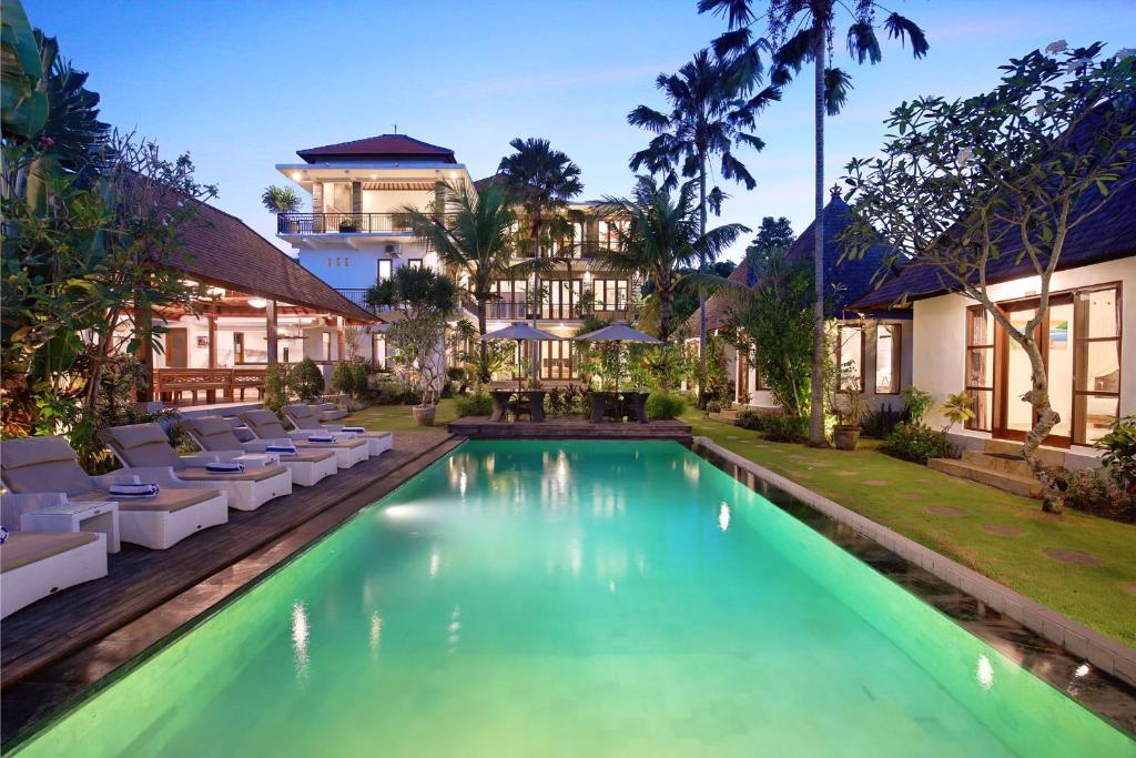 Het zwembad bij of vlak bij Kandahill Bali