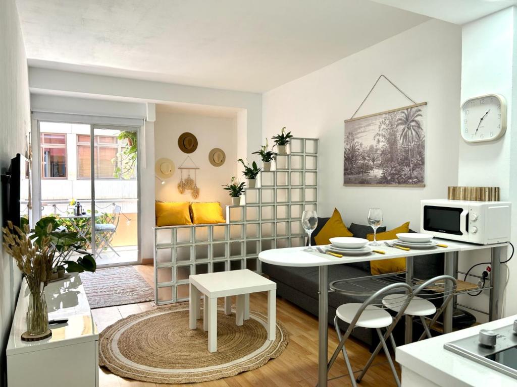 Posezení v ubytování 2 min dalla Spiaggia Loft Terrazza Casa Gialla