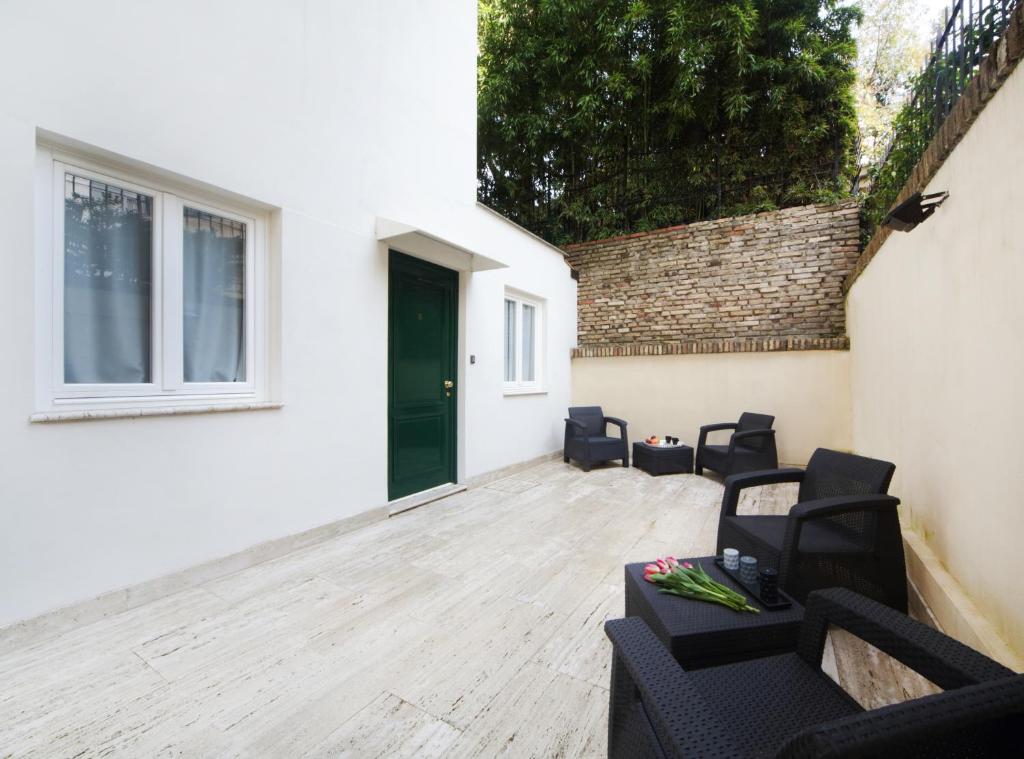 A seating area at The One Prati Rooms