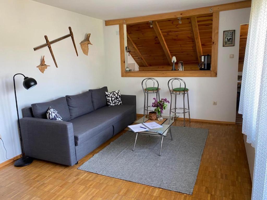 Posezení v ubytování Apartmani Gruzdovo