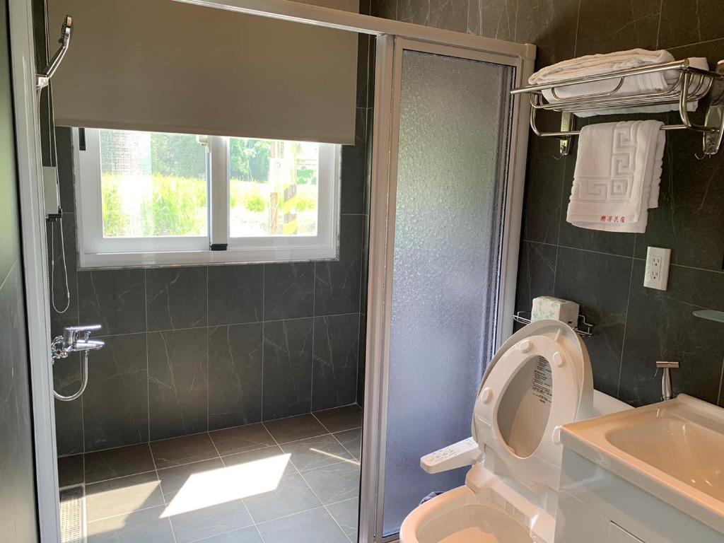 Koupelna v ubytování Leju Diary B&B