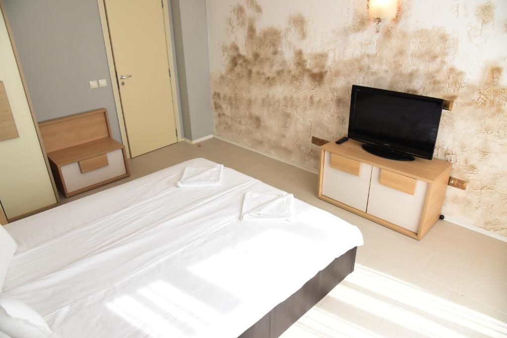 TV a/nebo společenská místnost v ubytování Hotel Paradise Garden