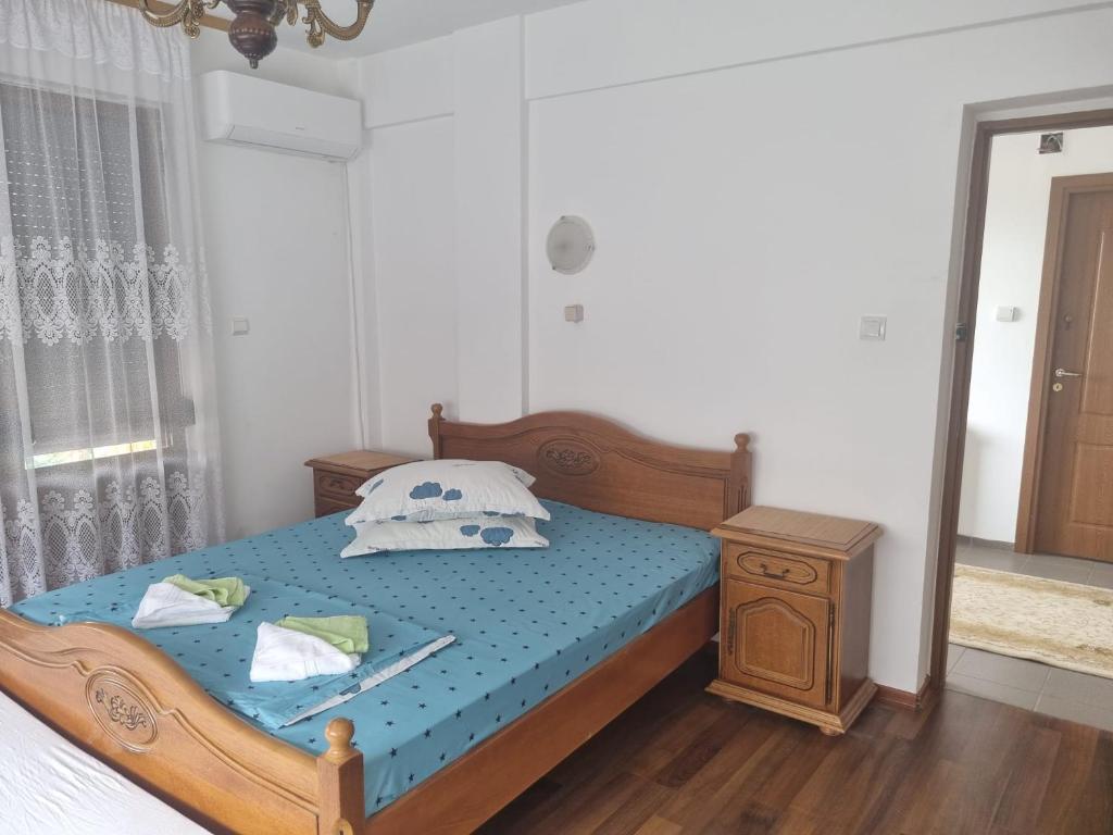Postel nebo postele na pokoji v ubytování Vila Orizont