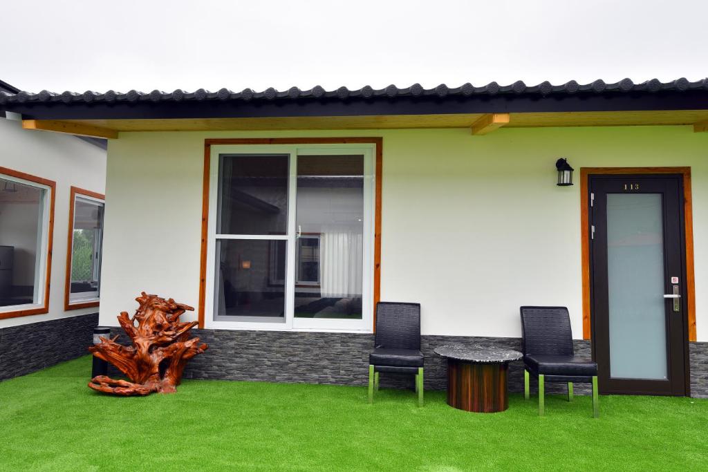 Posezení v ubytování Leju Diary B&B