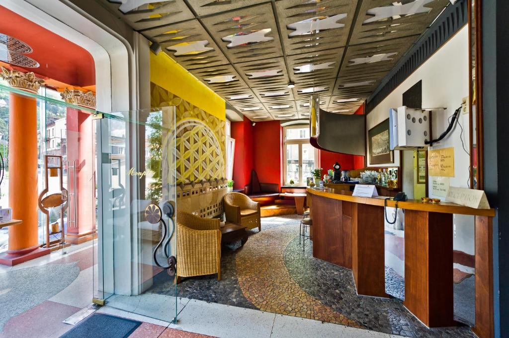 Posezení v ubytování Hotel Monpti