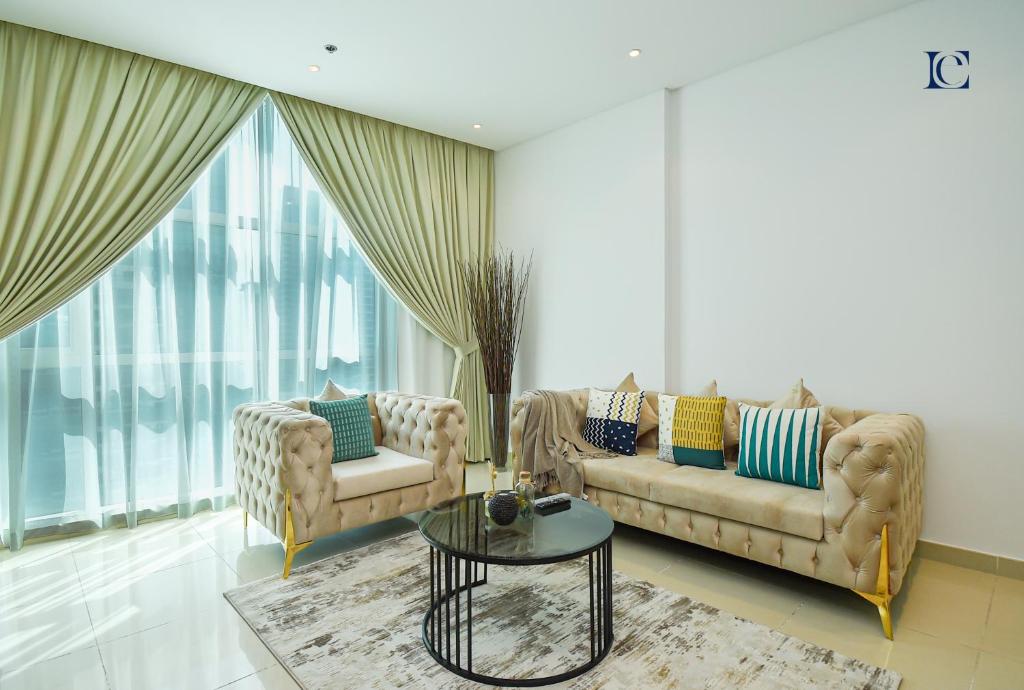Fotografie z fotogalerie ubytování Luxury Escapes - Brand New 1BR in Dubai Marina - Yacht Bay v Dubaji