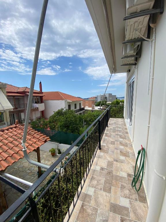 Balkón nebo terasa v ubytování Kaldis Apartment