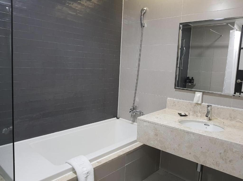 Koupelna v ubytování Hotel Ciel Dongtan
