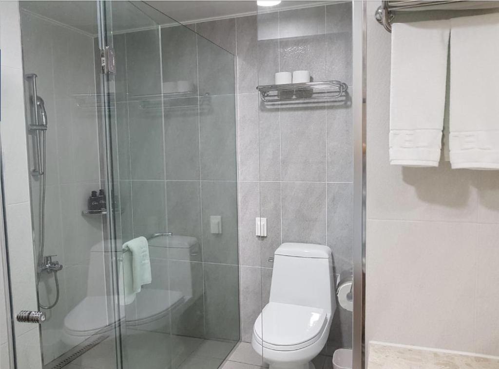 Koupelna v ubytování Hotel Ciel Dongtan