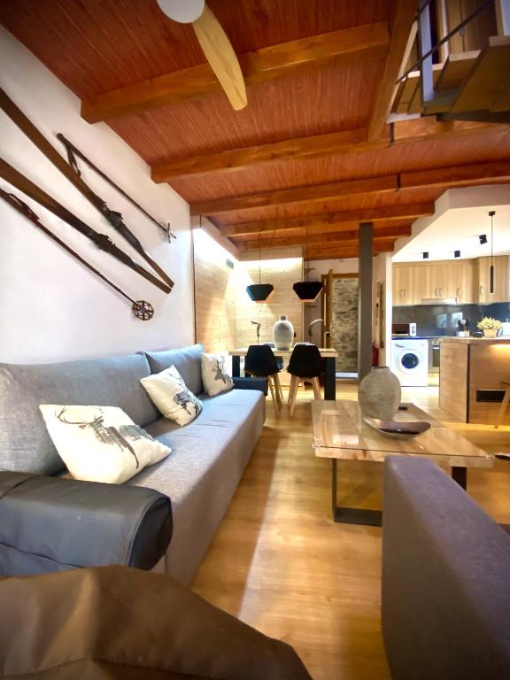 Posezení v ubytování CAL DOMÈNEC RIALP - Dúplex con encanto - Se admiten mascotas