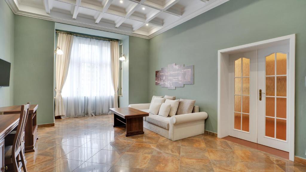 Posezení v ubytování Aphrodite Hotel Marianske Lazne