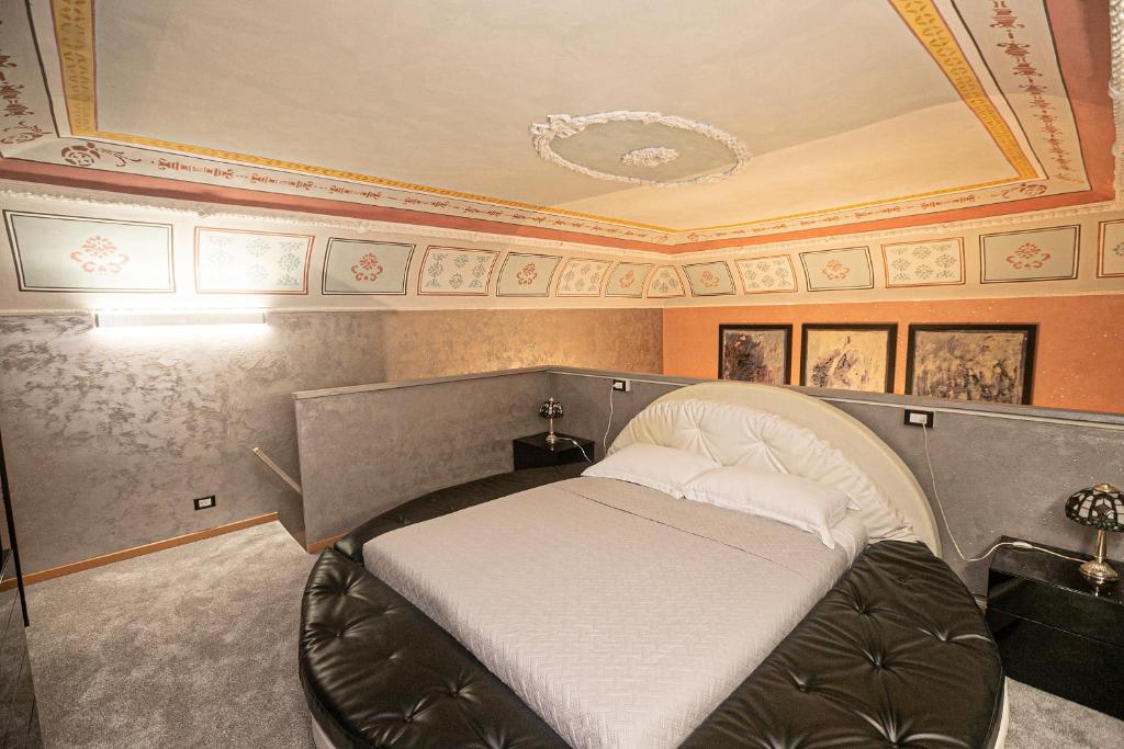 Letto o letti in una camera di Dimora patrizia in centro