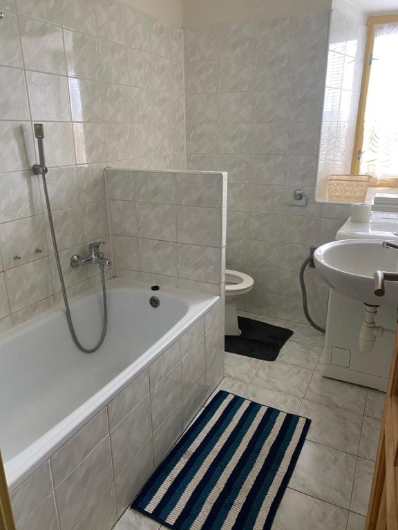 Koupelna v ubytování Apartmán Štěpán
