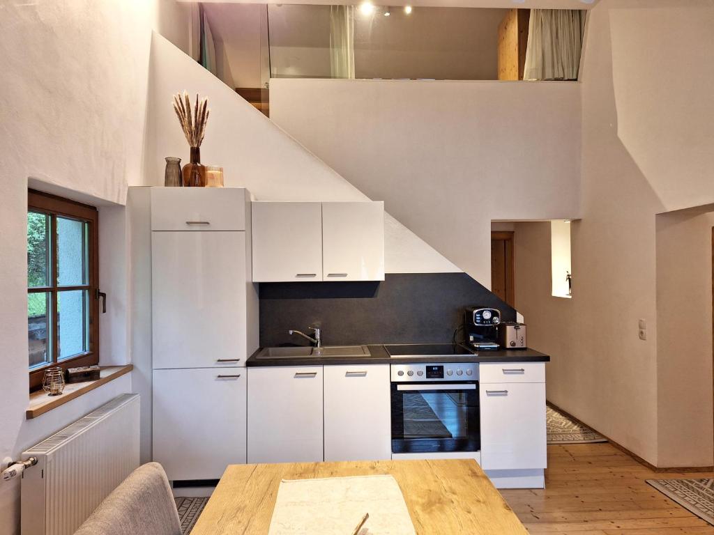 Kuchyň nebo kuchyňský kout v ubytování Haus Christine
