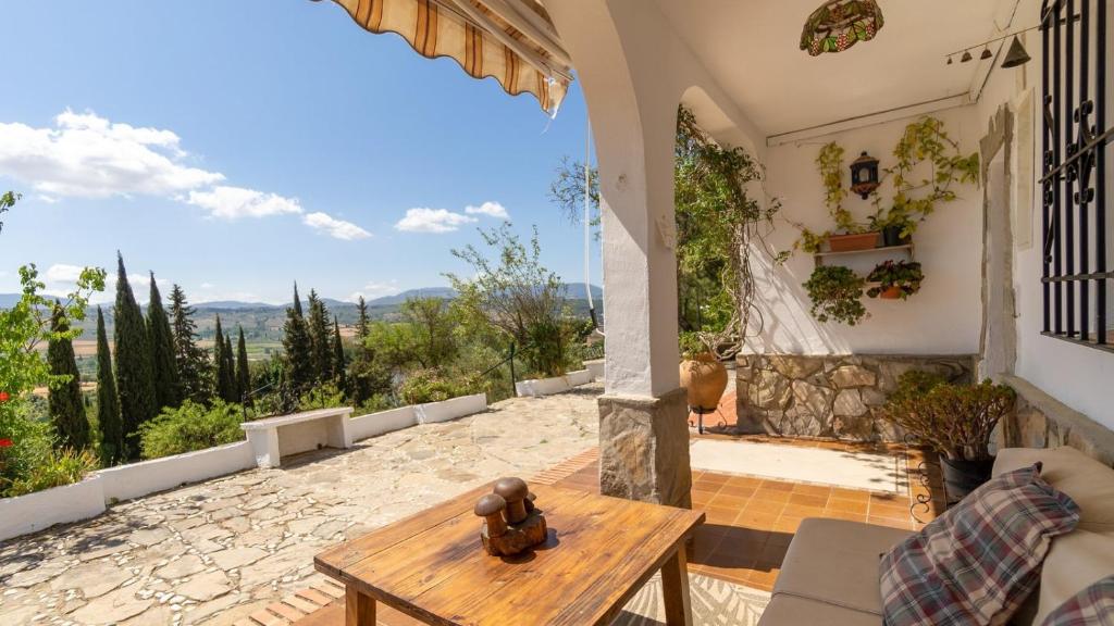 Balkón nebo terasa v ubytování Casa La Pedra Ronda by Ruralidays