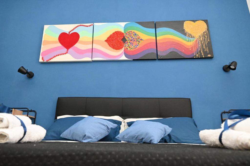 Postel nebo postele na pokoji v ubytování B&B Carlo V - House Hotel