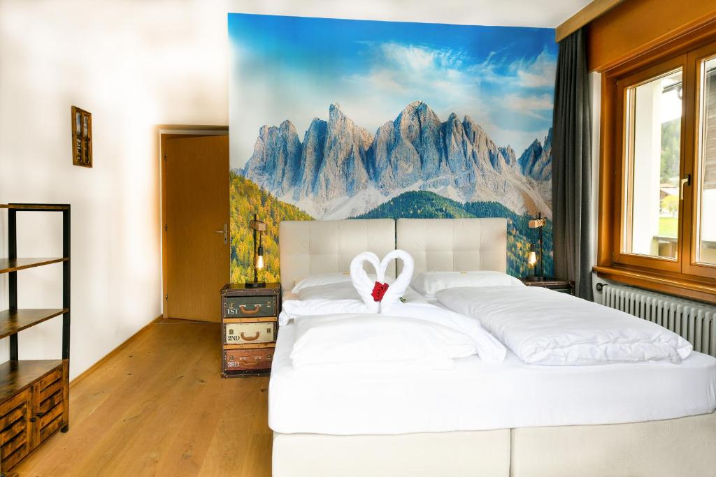 Postel nebo postele na pokoji v ubytování Guesthouse Rosengarten