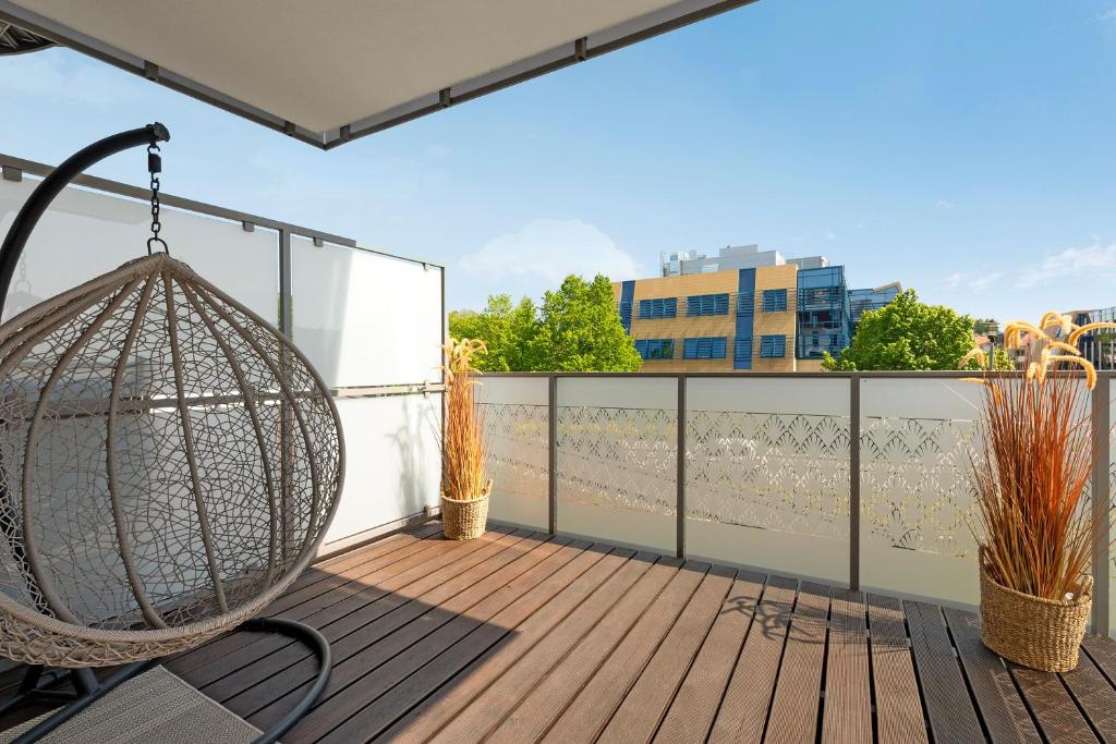 Balkon lub taras w obiekcie Grand Apartments - Apartament Tre Mare - By the sea