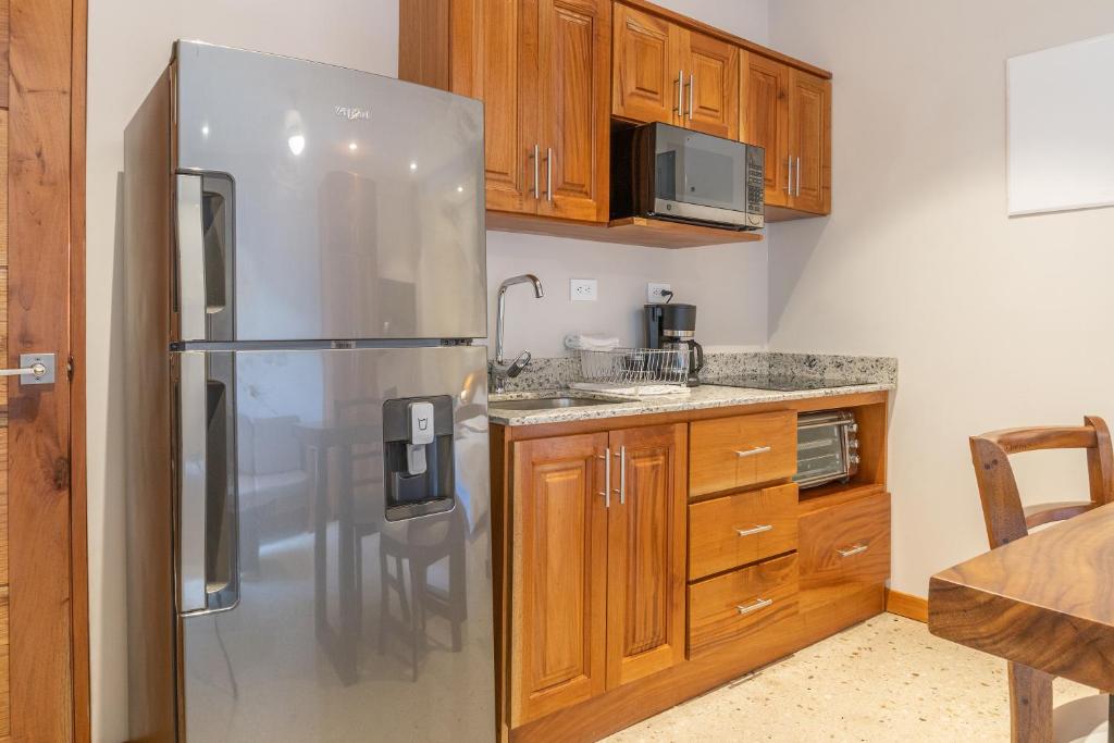 Kuchyň nebo kuchyňský kout v ubytování Residencias Samara