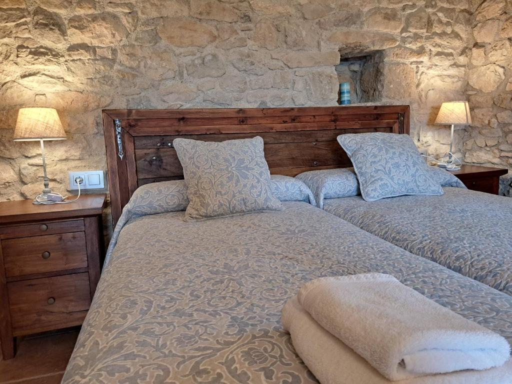 Postel nebo postele na pokoji v ubytování Casa Moliner
