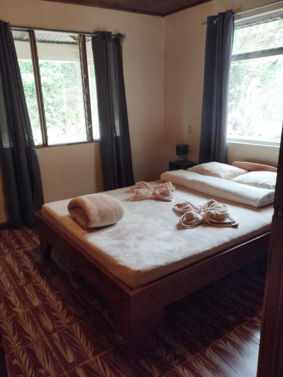 Postel nebo postele na pokoji v ubytování Nature house