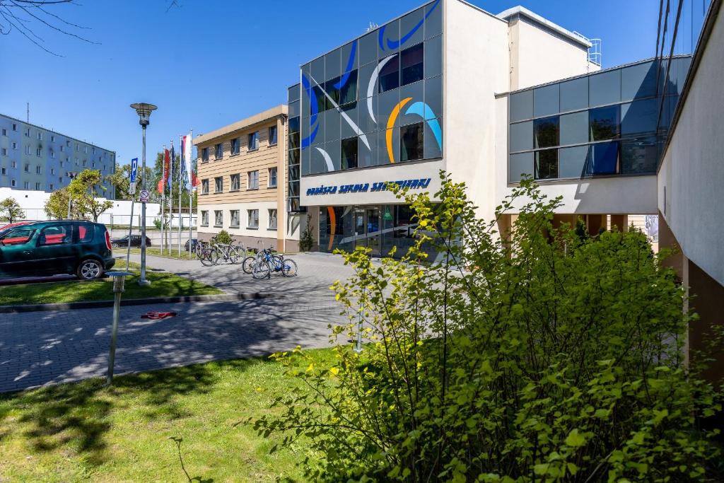 Budova, v ktorej sa hostel nachádza
