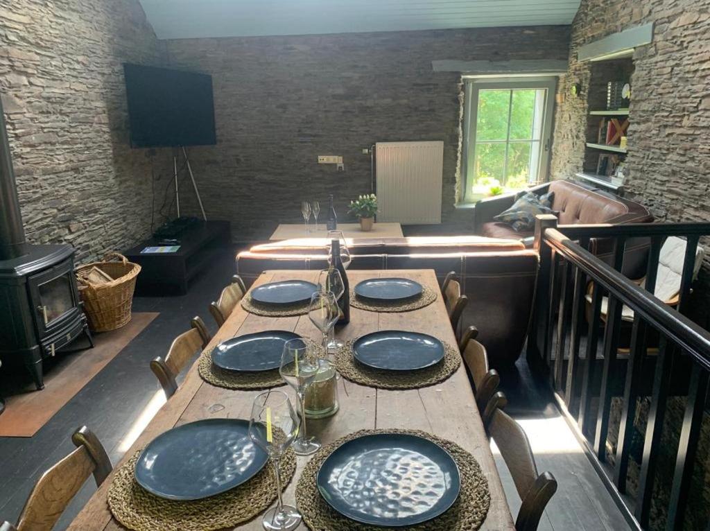 Posezení v ubytování La Maison Ardoise