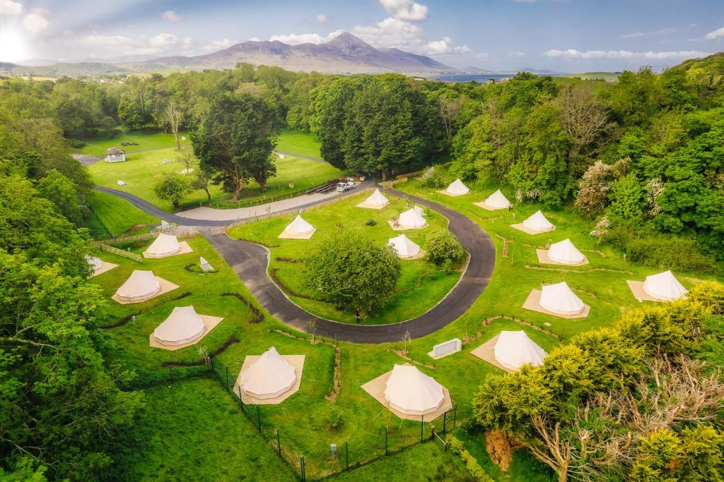 Příroda nedaleko luxury tent