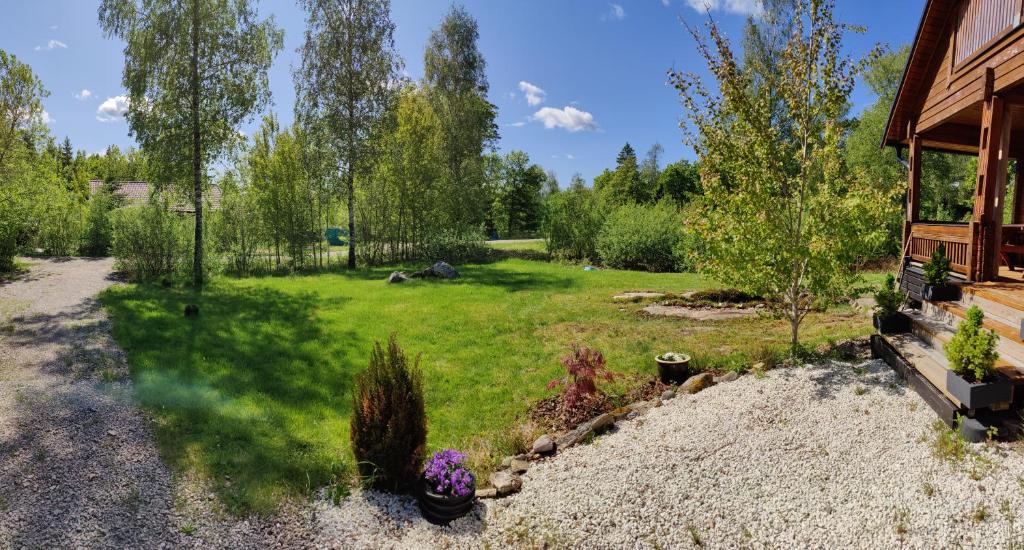 Zahrada ubytování Chalet Holmen