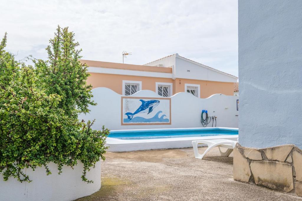 The swimming pool at or close to Marblau 4