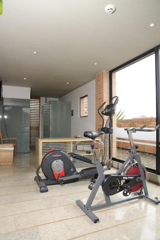 Fitness centrum a/nebo fitness zařízení v ubytování Mercure Bogota BH Retiro