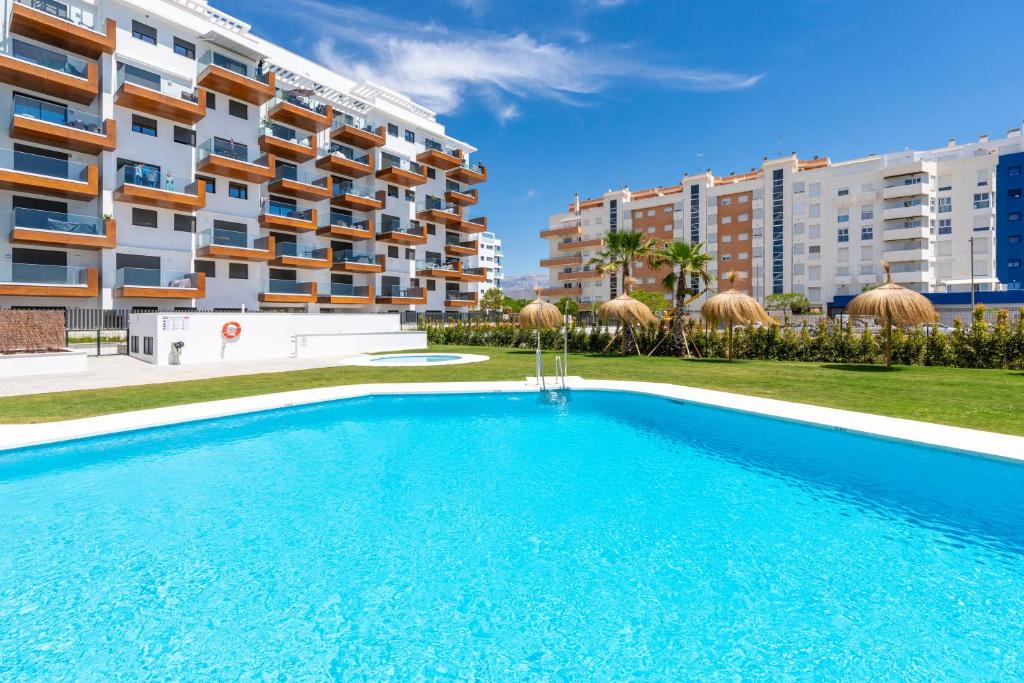 Bazén v ubytovaní Beachfront Apartment 034 alebo v jeho blízkosti