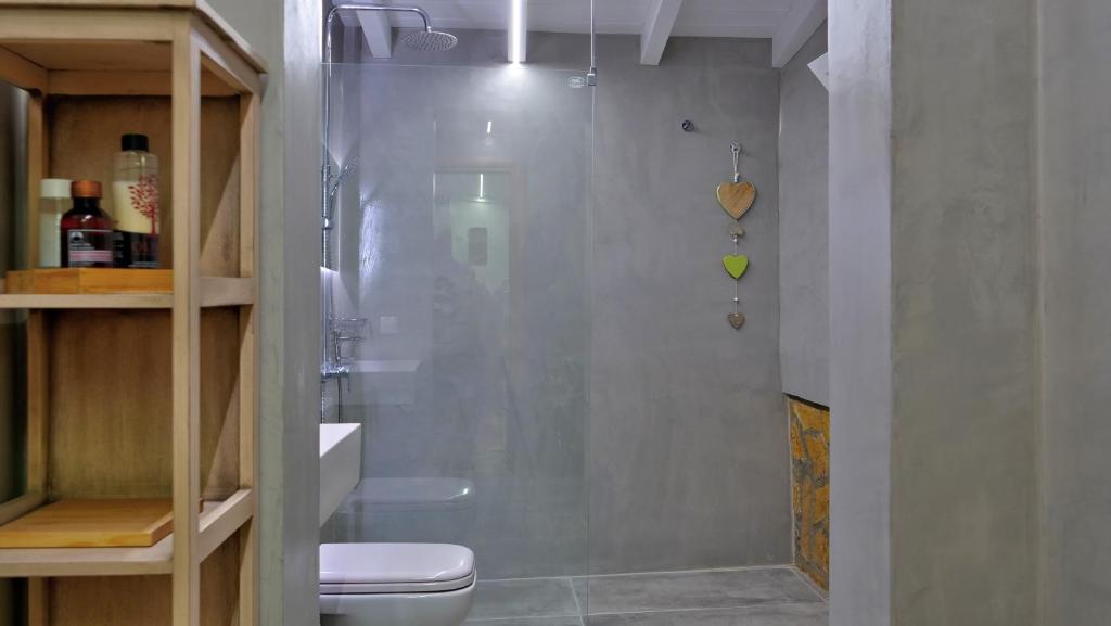 Kúpeľňa v ubytovaní Kanakades Olive Cottage