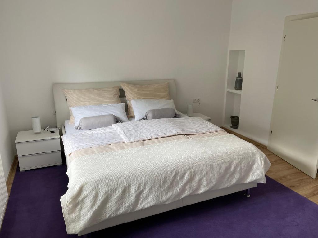Postel nebo postele na pokoji v ubytování Appartement Seehof