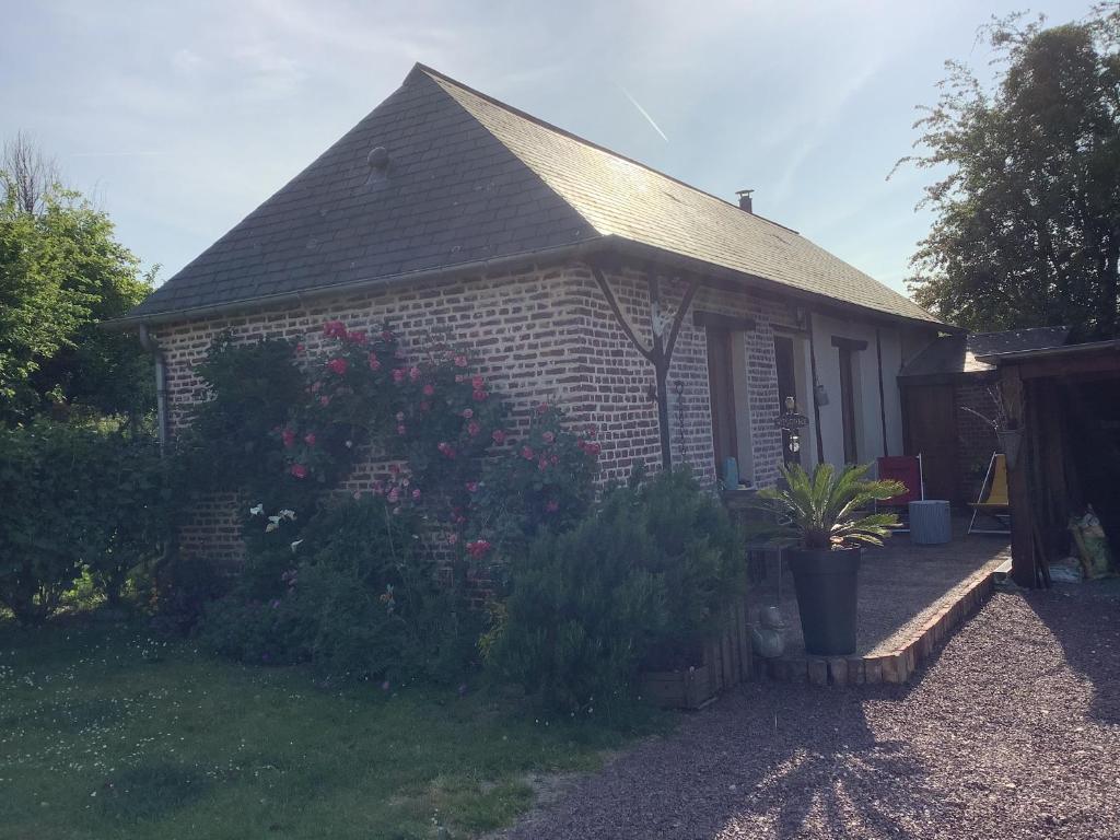 Vonkajšia záhrada v ubytovaní Gîte à la campagne