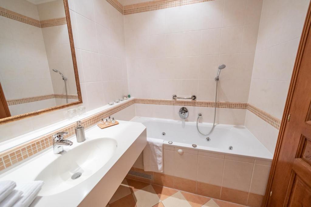 Koupelna v ubytování Genießerhof Haimer - Hotel Garni