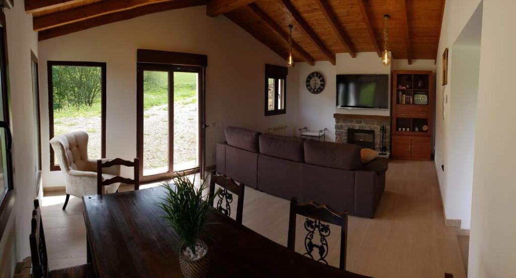 Posezení v ubytování Casa Rural Tulia