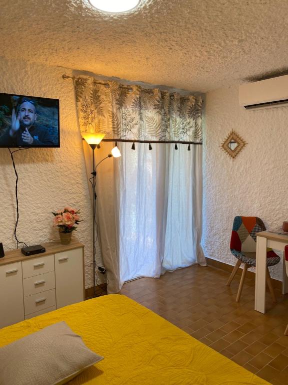 Postel nebo postele na pokoji v ubytování Cassetta 92 Marie-Pierre