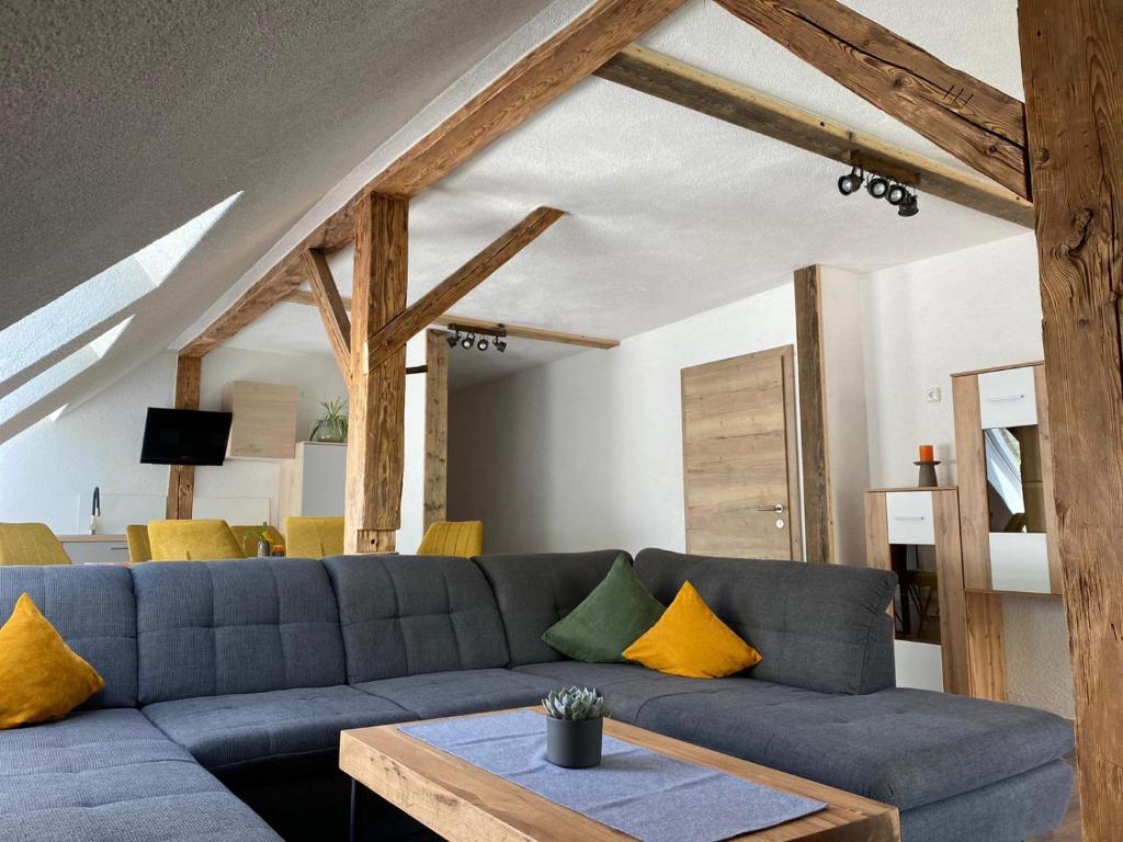 Posezení v ubytování Das Schutzhaus-Bed and Breakfast-Dein Basislager im Salzkammergut